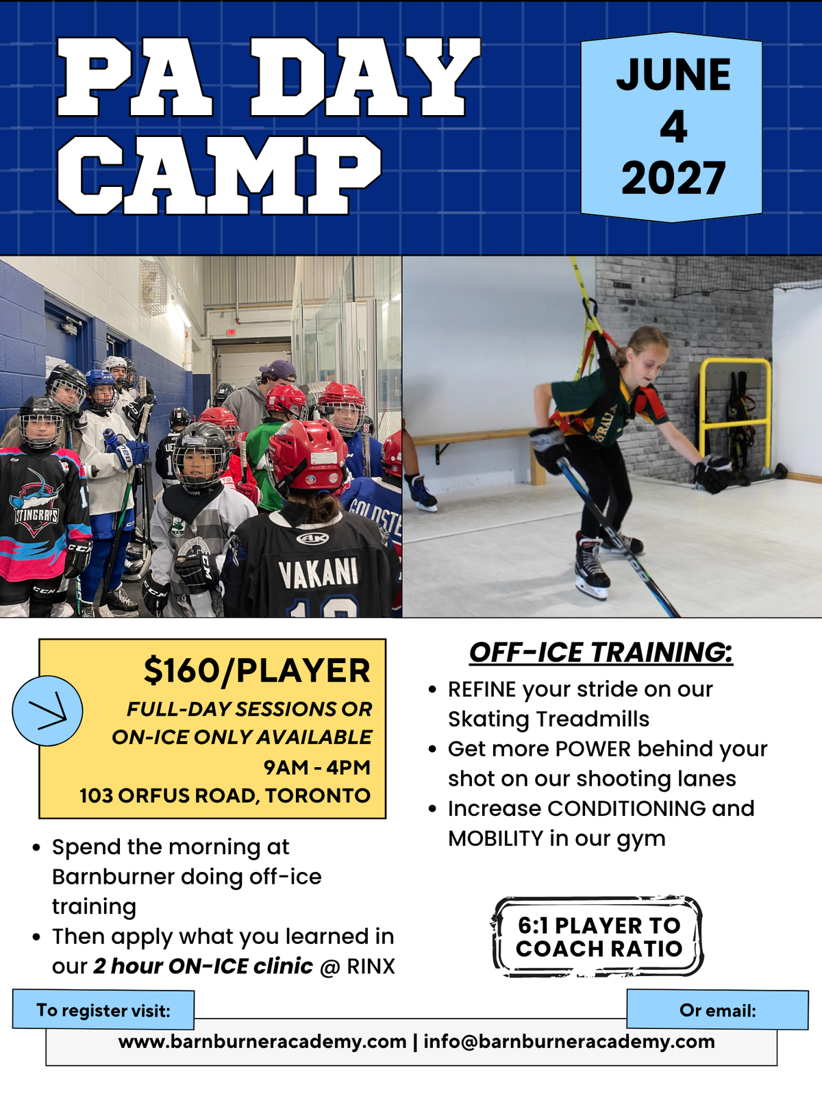 June 4 PA Day Camp