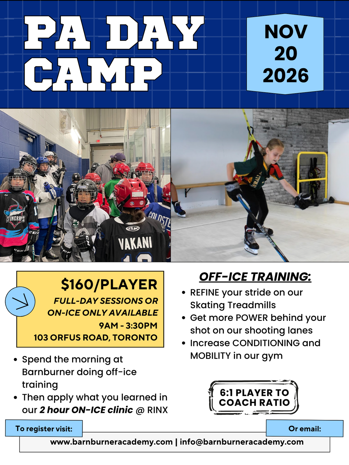 November 20 PA Day Camp